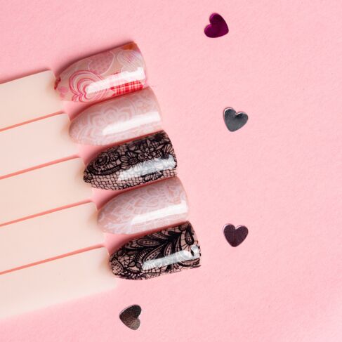 Semilac Transfer Foil Black Lace - 24-Folie-Semilac-NR Kosmetik