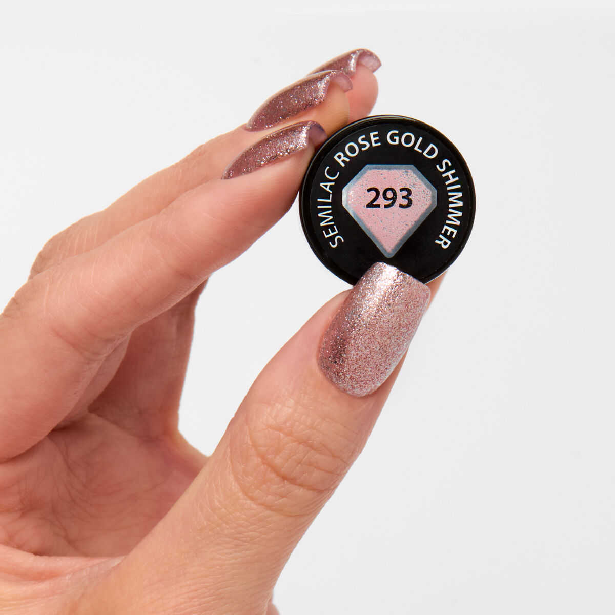 UV Hybrid 293 Rose Gold Shimmer 7 ml-UV Hybrid-Semilac-NR Kosmetik