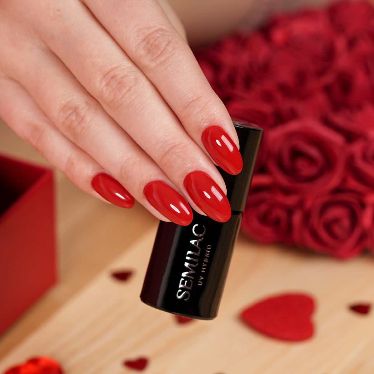 UV Hybrid 345 Gorgeous Red 7 ml-UV Hybrid-Semilac-NR Kosmetik