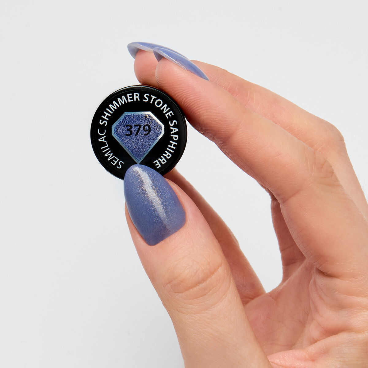 UV Hybrid 379 Shimmer Stone Saphirre - 7 ml-UV Hybrid-Semilac-NR Kosmetik