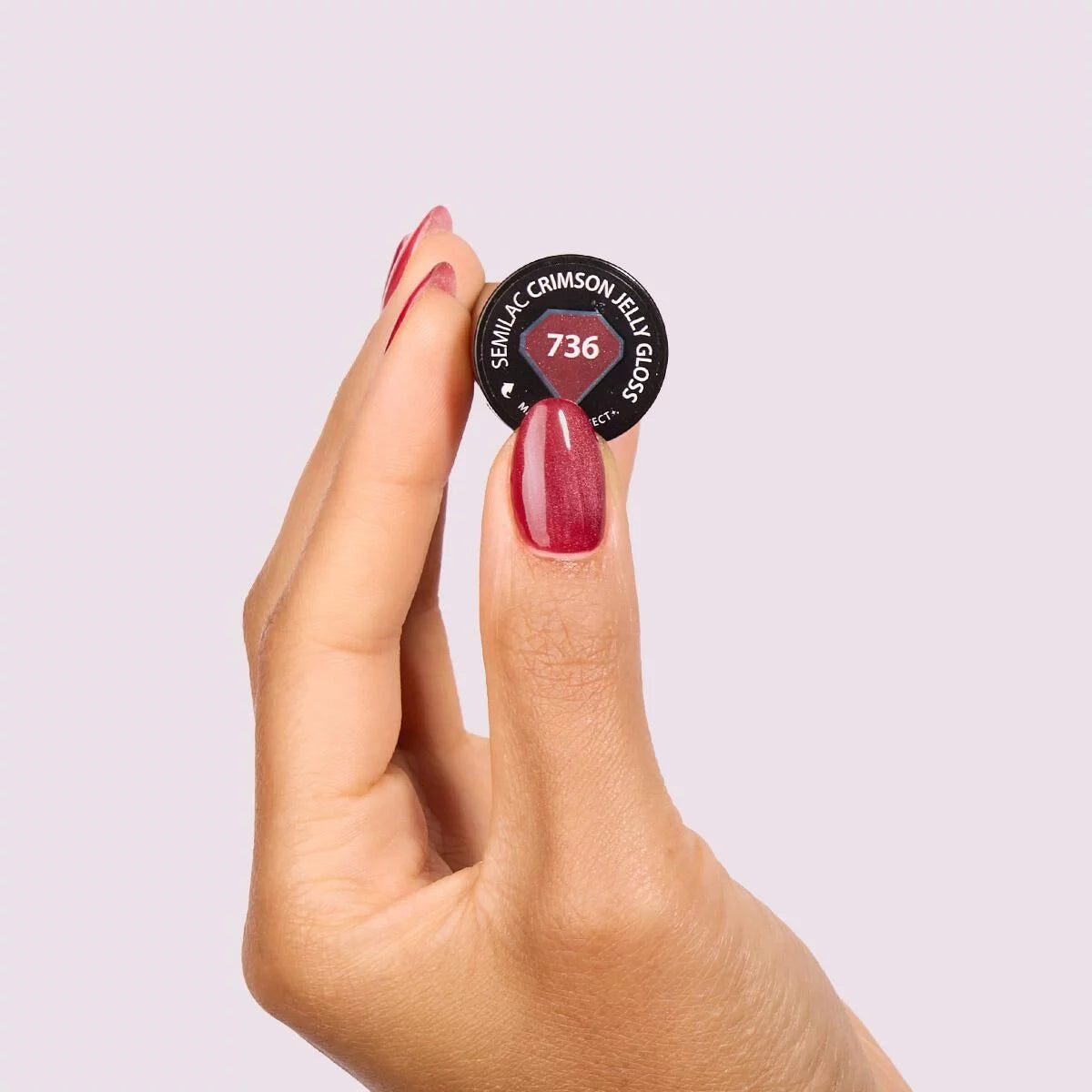 Gelpolish - 736 Crimson Jelly Gloss - 7 ml