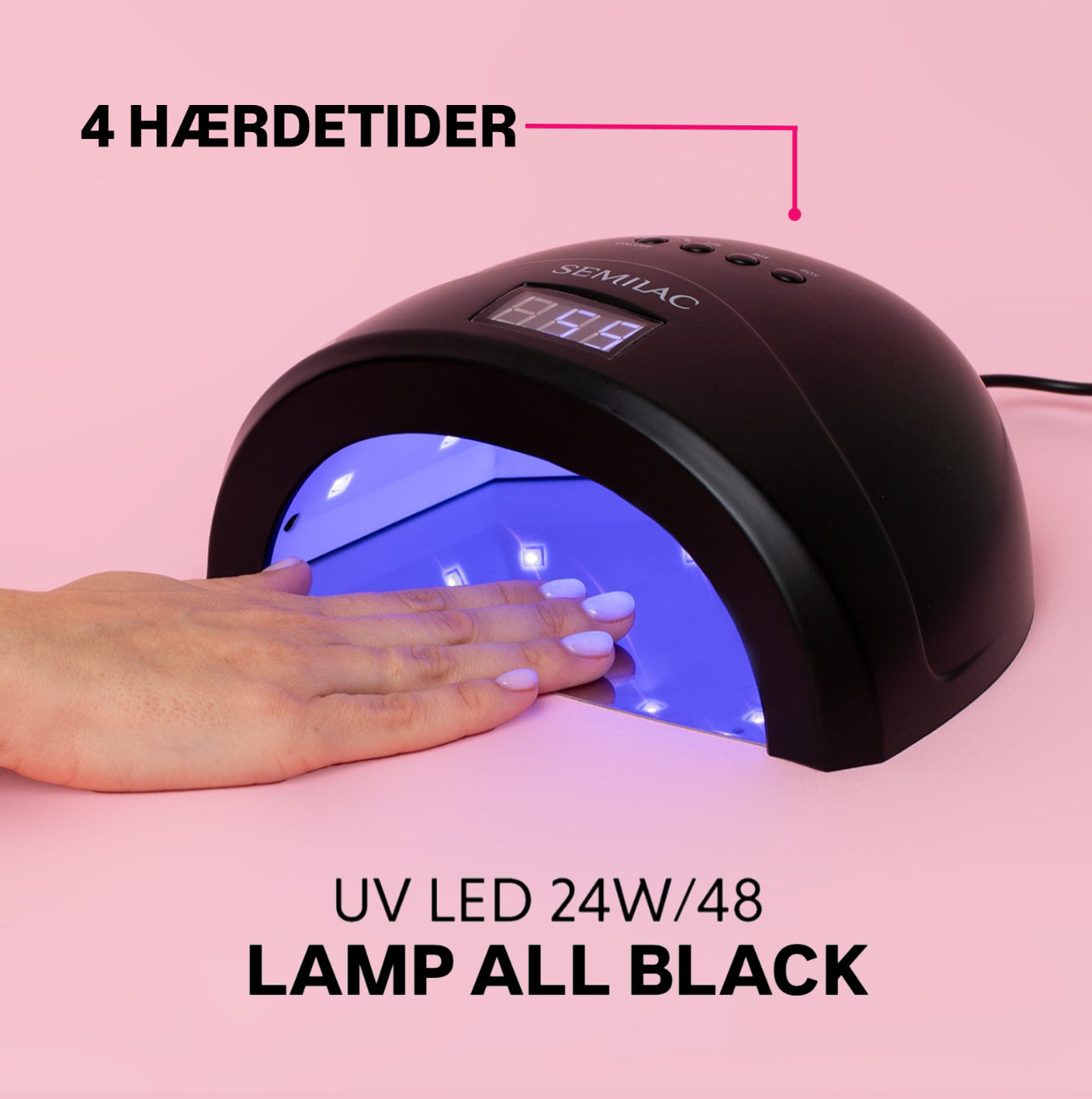 Lampe UV LED 24/48W - ALL BLACK