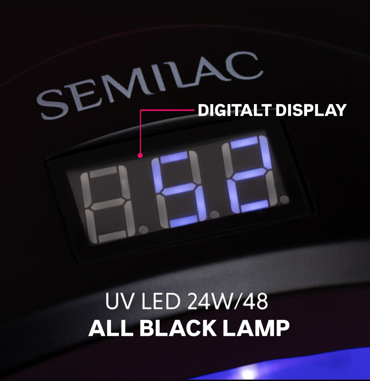 Lampe UV LED 24/48W - ALL BLACK