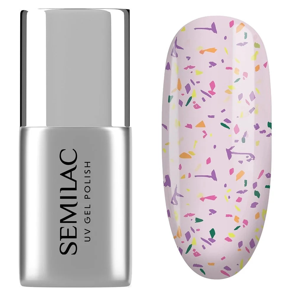 Gelpolish Top No Wipe Matt T27 - Violet Galaxy - 7 ml