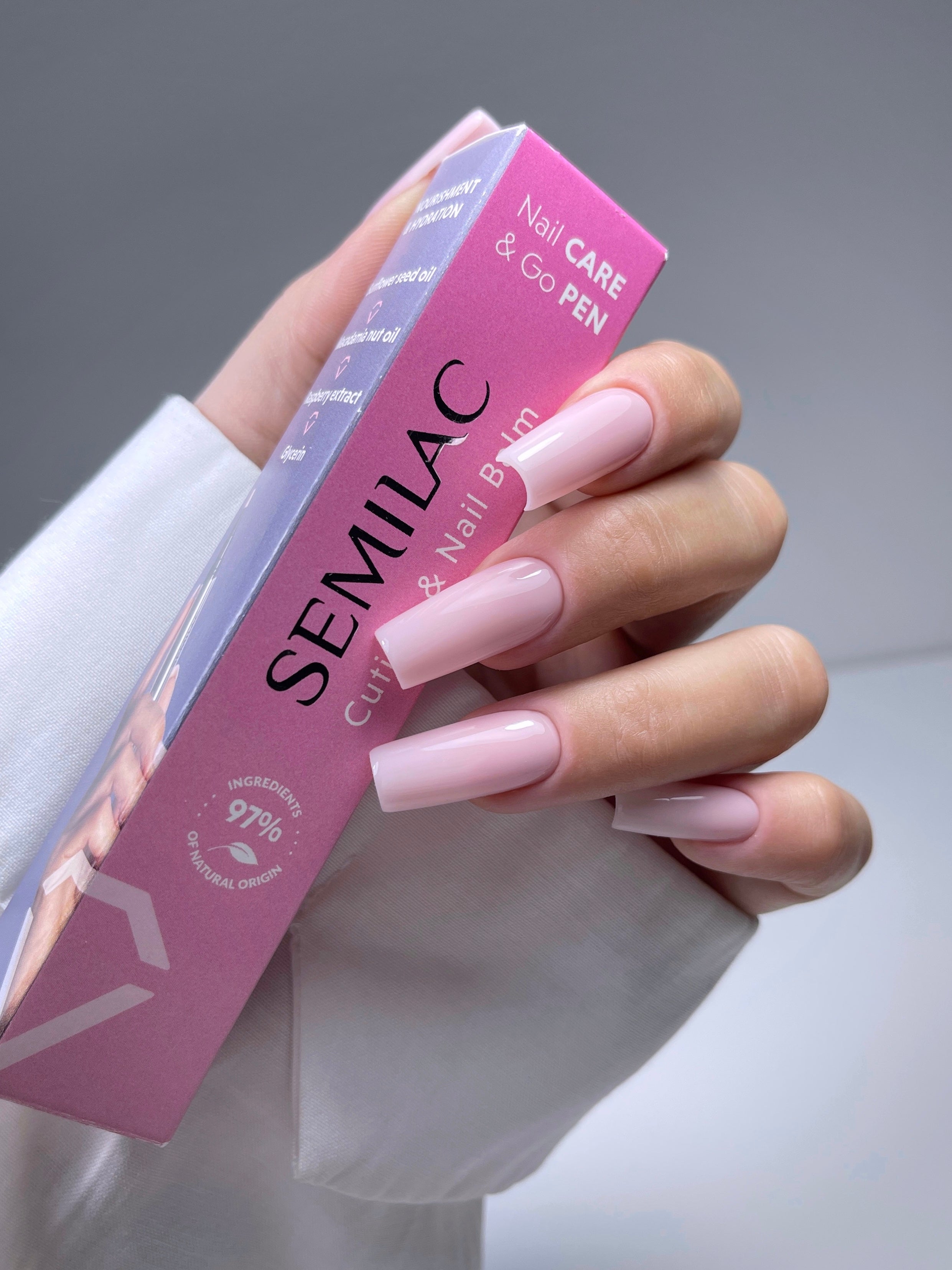 Regenerating Cuticles and Nails Balm in Pen - 3 ml-Pleje-Semilac-NR Kosmetik