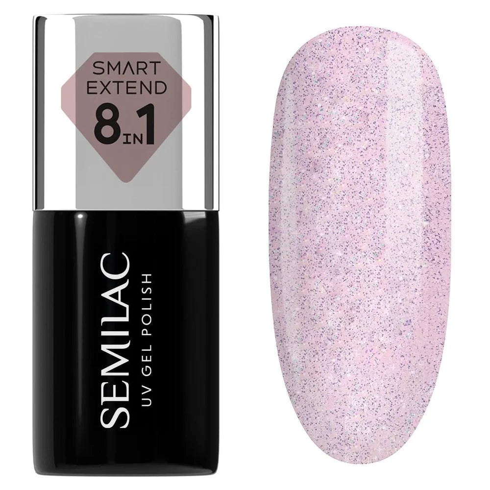 Glitter Delicate Pink 806 - Smart Builder 8in1 - 7 ml