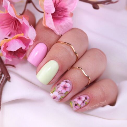 Semilac Transfer Foil Blooming Flowers 31-Folie-Semilac-NR Kosmetik