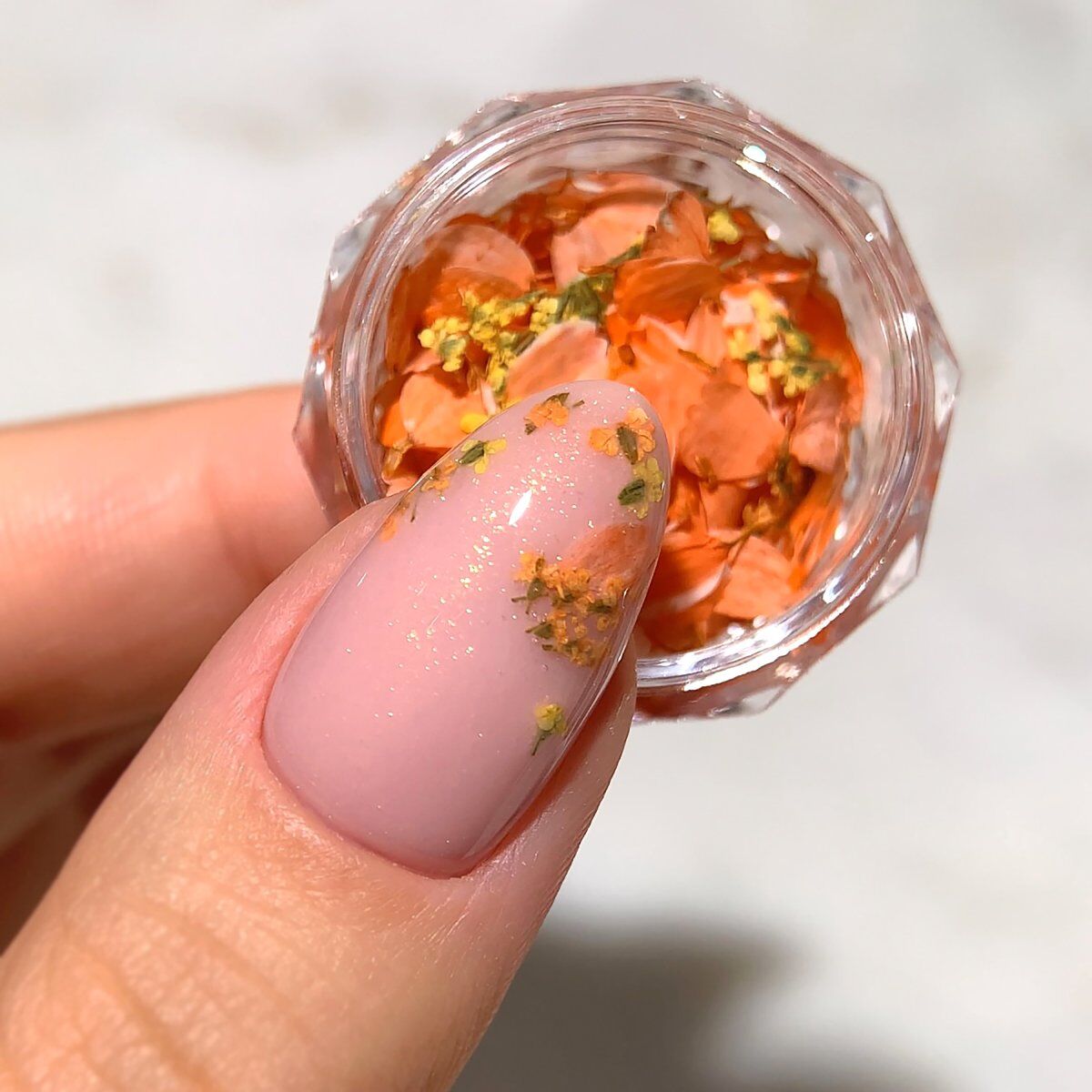 Flower Flakes - Golden Sunset - 0,3g-nail art pynt
