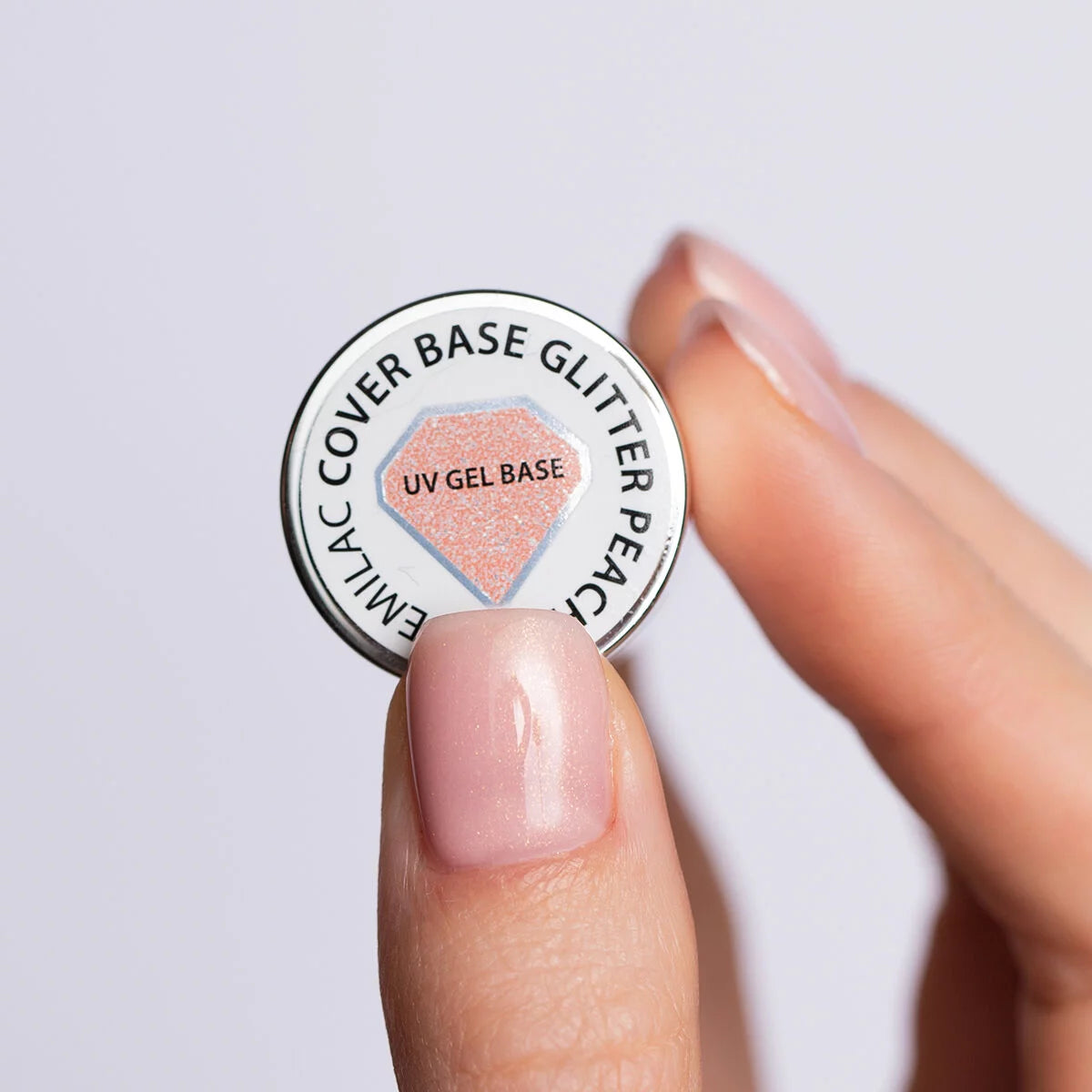 Skin Tone Cover Base - Glitter Peach 7 ml