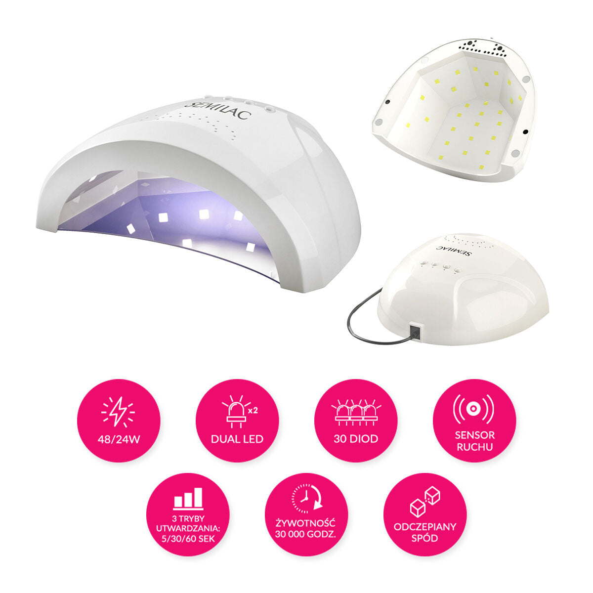 Gelpolish Startsæt Pro inkl. 3 Gelpolish Farver