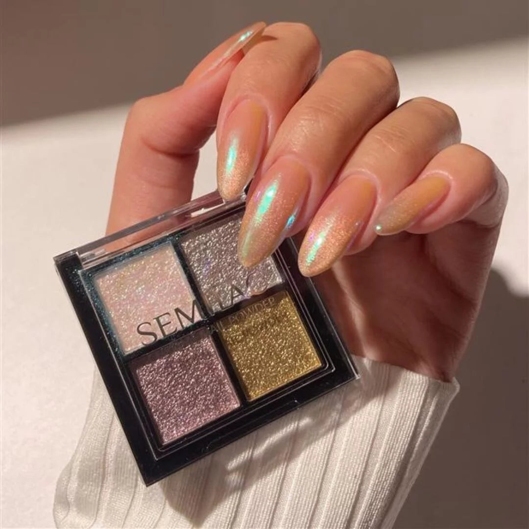 Presset Nail Art Chrome Palette 01