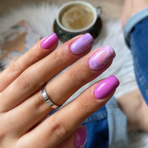 Semilac Transfer Foil Pink Marble 11-Folie-Semilac-NR Kosmetik