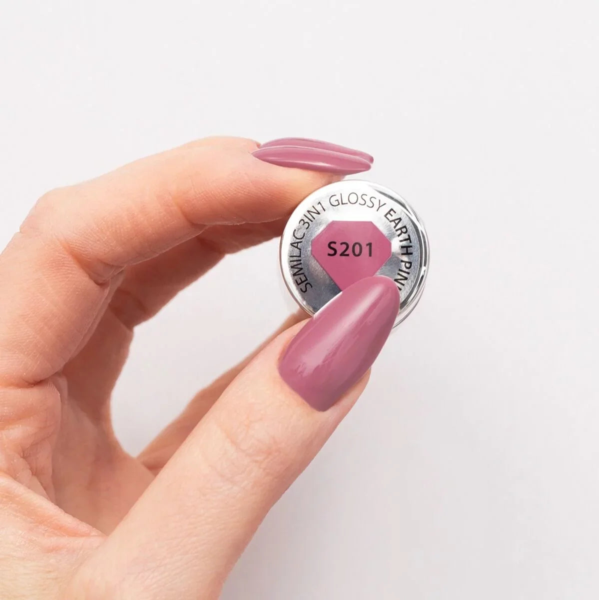 One Step Glossy Gelpolish - Earth Pink S201