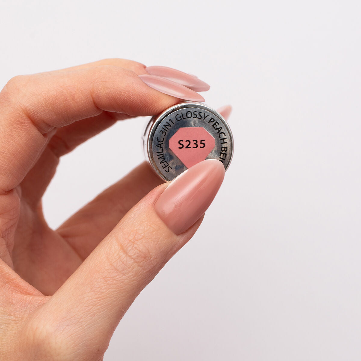 One Step Glossy Gelpolish - Peach Beige S235