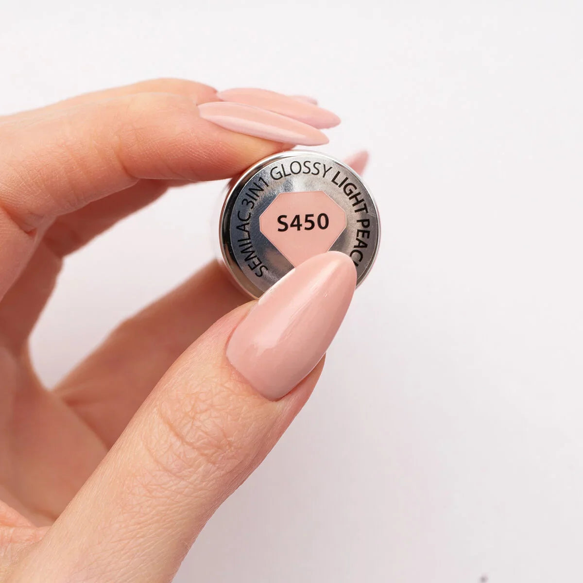 One Step Glossy Gelpolish - Light Peach S450