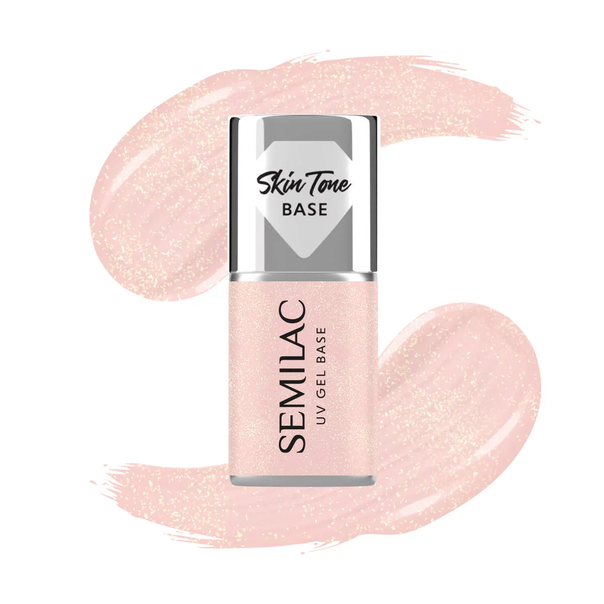 Skin Tone Cover Base - Glitter Peach 7 ml