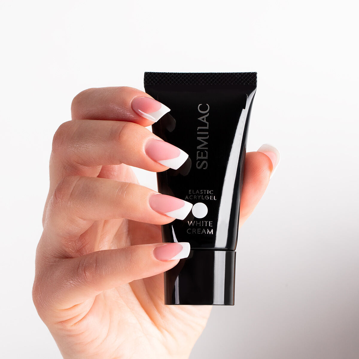 Akrylgel Elastic - White Cream - 30g