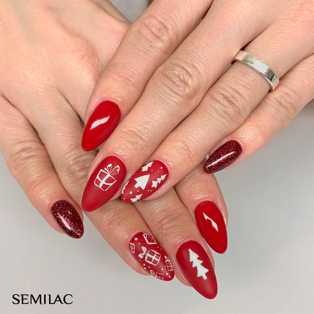 UV Hybrid 027 Intense Red - 7 ml-UV Hybrid-Semilac-NR Kosmetik