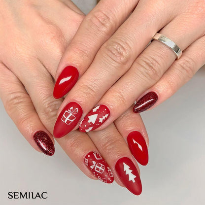 UV Hybrid 027 Intense Red - 7 ml-UV Hybrid-Semilac-NR Kosmetik