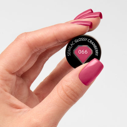UV Hybrid 066 Glossy Cranberry 7 ml-UV Hybrid-Semilac-NR Kosmetik