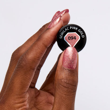 UV Hybrid 094 Pink Gold 7 ml-UV Hybrid-Semilac-NR Kosmetik