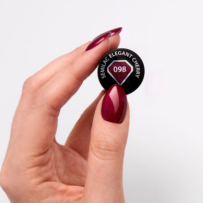 UV Hybrid 098 Elegant Cherry 7 ml-UV Hybrid-Semilac-NR Kosmetik