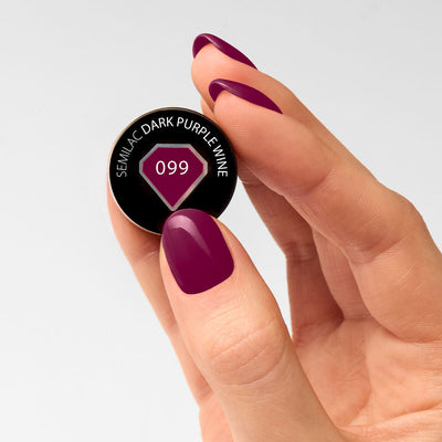 UV Hybrid 099 Dark Purple Wine 7 ml-UV Hybrid-Semilac-NR Kosmetik