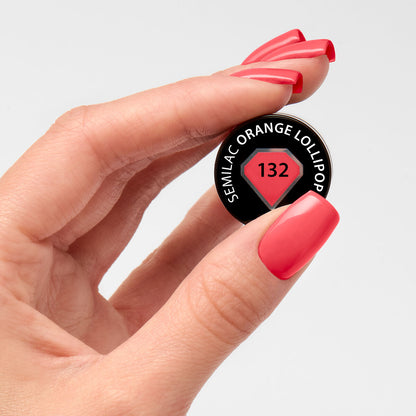 UV Hybrid 132 Orange Lollipop - 7 ml-UV Hybrid-Semilac-NR Kosmetik