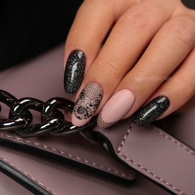 Semilac Transfer Foil BLACK LACE - 06-Folie-Semilac-NR Kosmetik