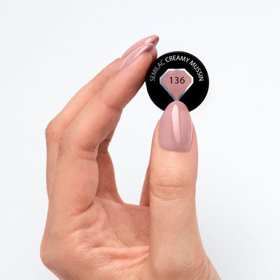 UV Hybrid 136 Creamy Muffin 7 ml-UV Hybrid-Semilac-NR Kosmetik
