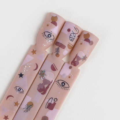 Water Nail Stickers 19 Nude Tone