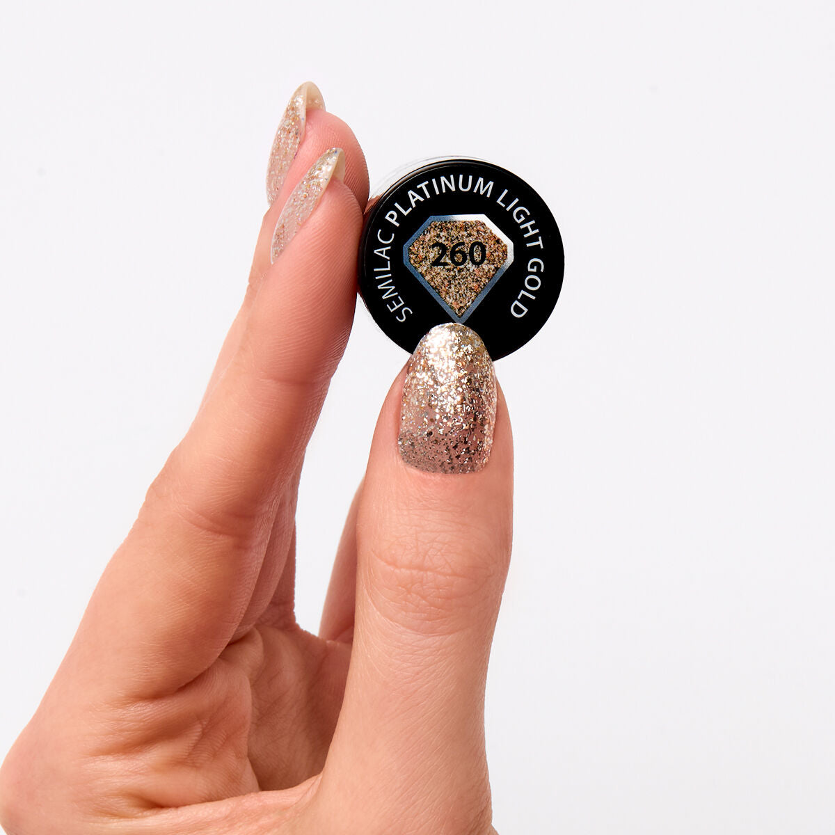 UV Hybrid 260 Platinum Light Gold 7 ml-UV Hybrid-Semilac-NR Kosmetik