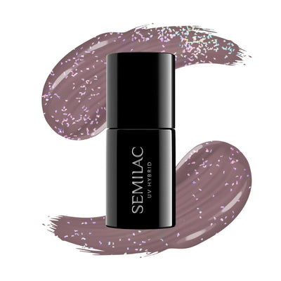 UV Hybrid 322 Shimmer Dust Brown 7 ml-UV Hybrid-Semilac-NR Kosmetik