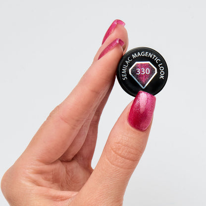 UV Hybrid 330 Magnetic Look - Magnetic Glow 7 ml-CAT EYE-Semilac-NR Kosmetik