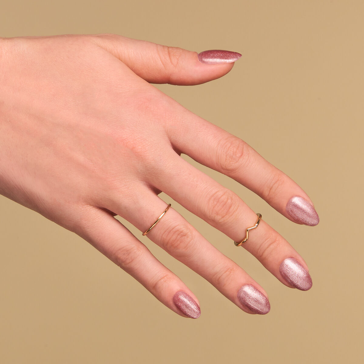 UV Hybrid 332 Pink My Dust - Magnetic Glow 7 ml-CAT EYE-Semilac-NR Kosmetik