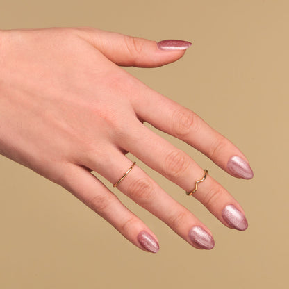 UV Hybrid 332 Pink My Dust - Magnetic Glow 7 ml-CAT EYE-Semilac-NR Kosmetik