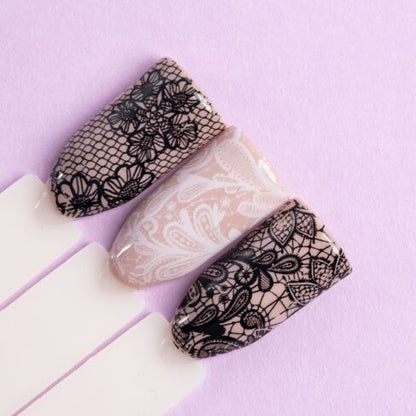 Semilac Transfer Foil Black Lace - 24-Folie-Semilac-NR Kosmetik