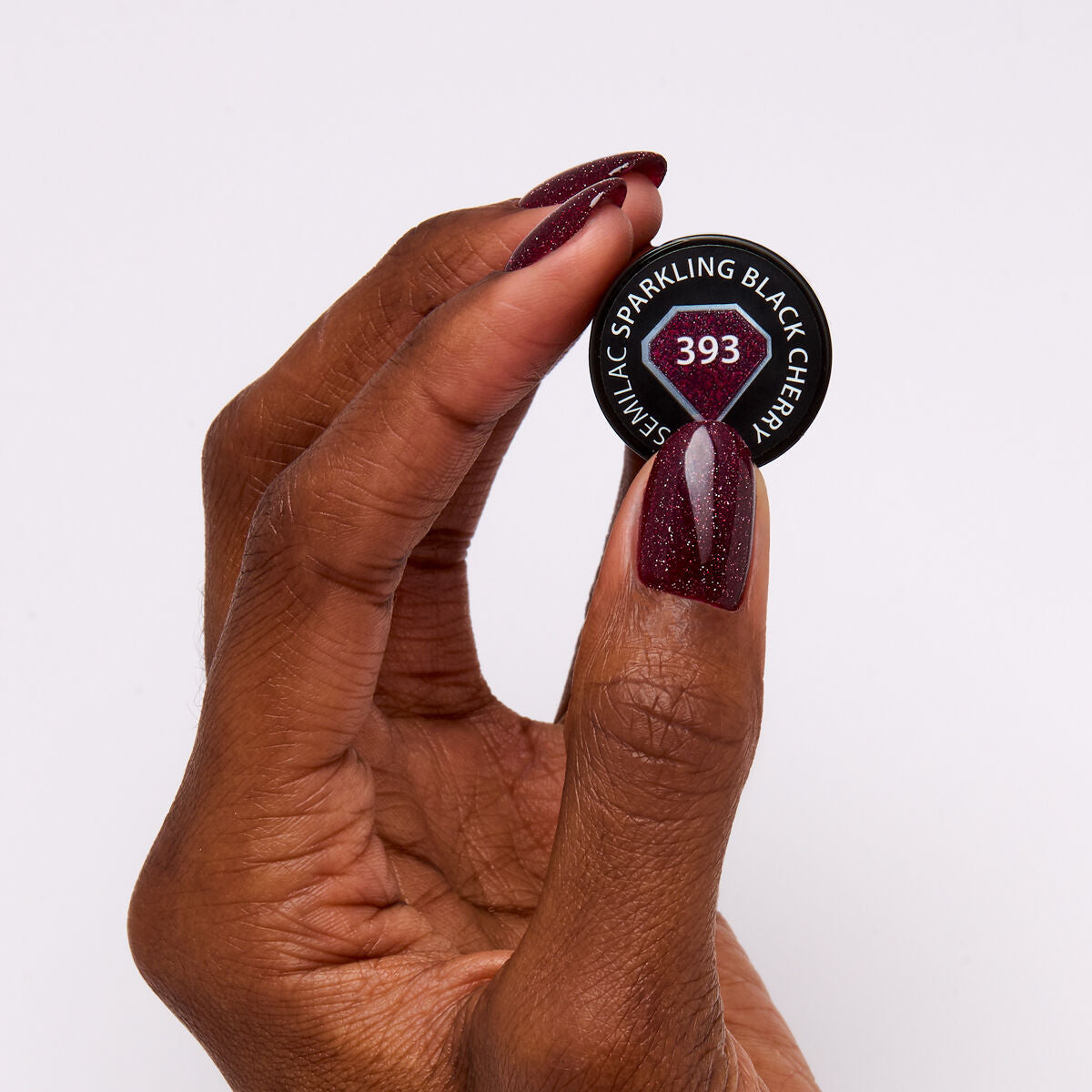 UV Hybrid 393 Sparkling Black Cherry 7 ml-UV Hybrid-Semilac-NR Kosmetik