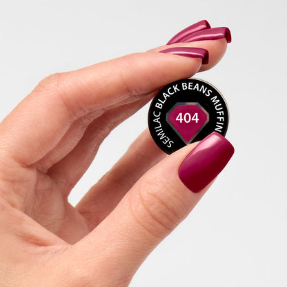 UV Hybrid 404 Black Beans Muffin - 7 ml-UV Hybrid-Semilac-NR Kosmetik