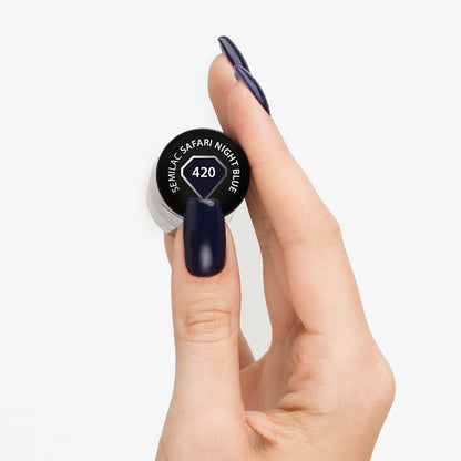 UV Hybrid 420 Safari Night Blue - 7 ml-UV Hybrid-Semilac-NR Kosmetik