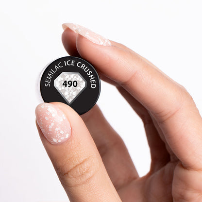 UV Hybrid 490 Ice Crushed 7 ml-UV Hybrid-Semilac-NR Kosmetik