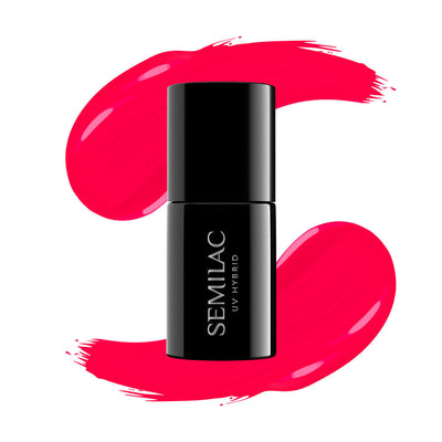 UV Hybrid 568 Neon Ruby 7 ml-UV Hybrid-Semilac-NR Kosmetik