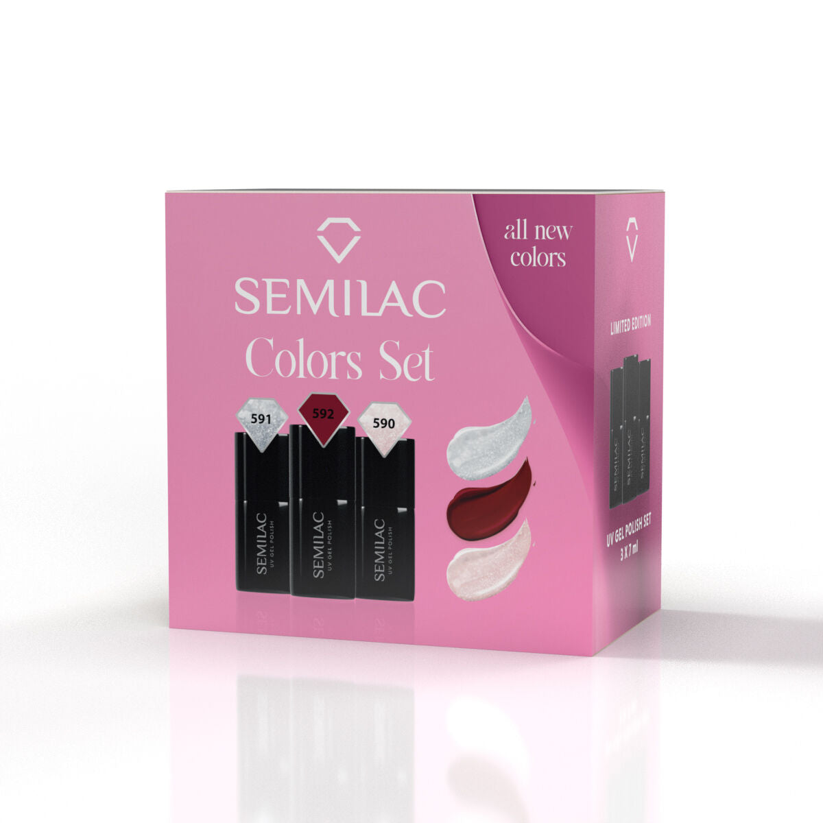 UV Gelpolish Color Sæt (3 x 7 ml) - Limited Edition-Gelpolish-Semilac-NR Kosmetik