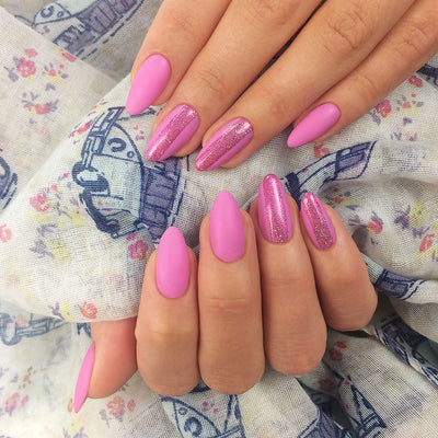 Neglepynt - SemiFlash - Holo Pink 689 - 0,2 gram-Nail Art-Semilac-NR Kosmetik