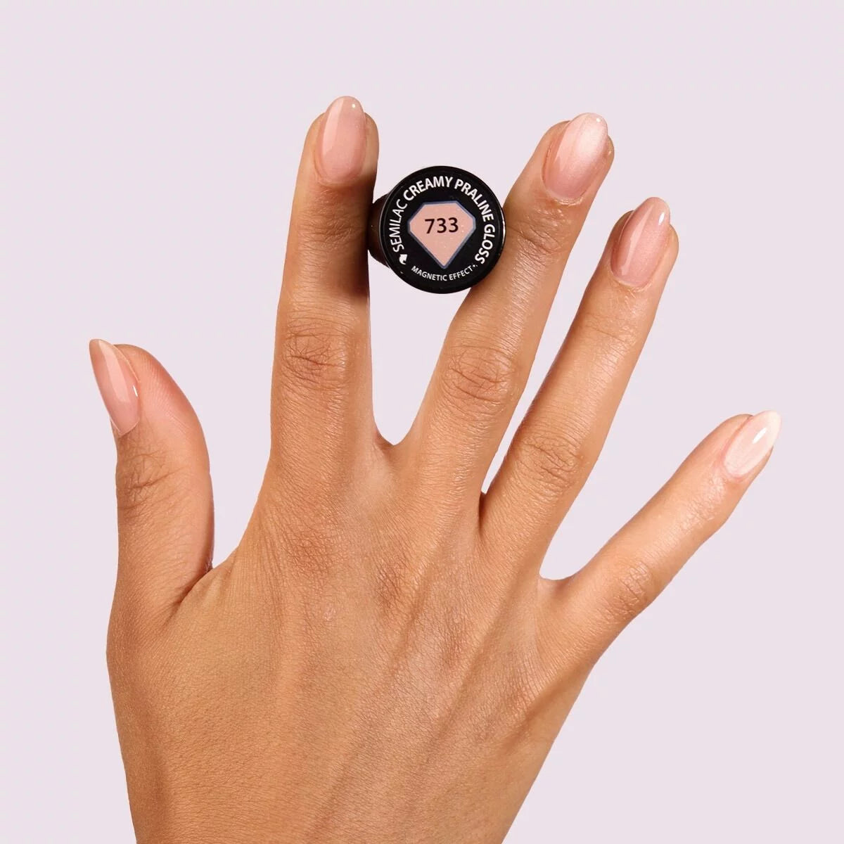 Gelpolish - 733 Creamy Praline Gloss - 7 ml 