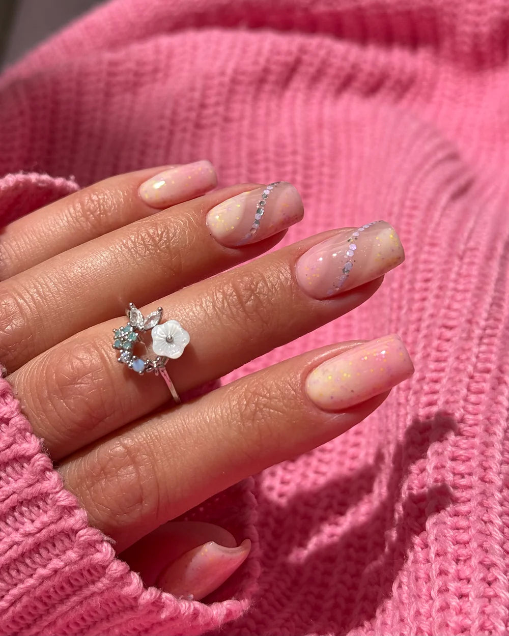 Gelpolish 925 Silver & Violet Drops - 7 ml