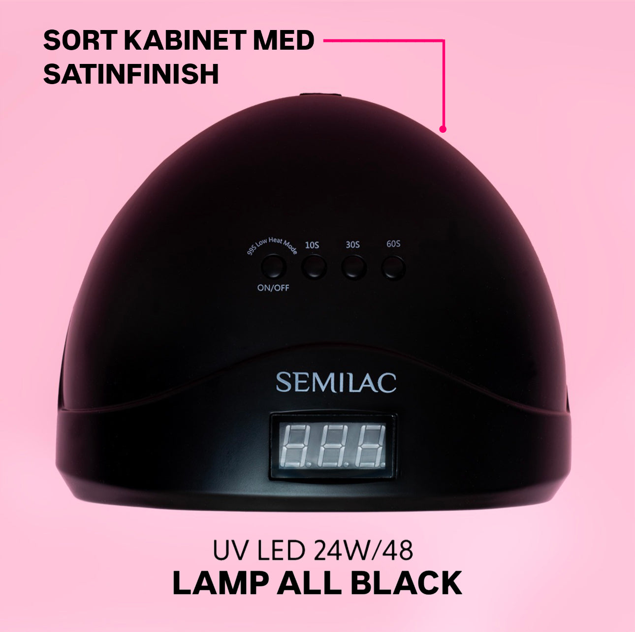 Lampe UV LED 24/48W - ALL BLACK