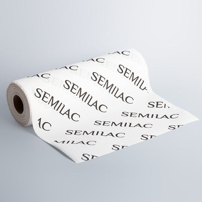 Engangspapir Hvid med Semilac logo-Salon tilbehør-Semilac-NR Kosmetik