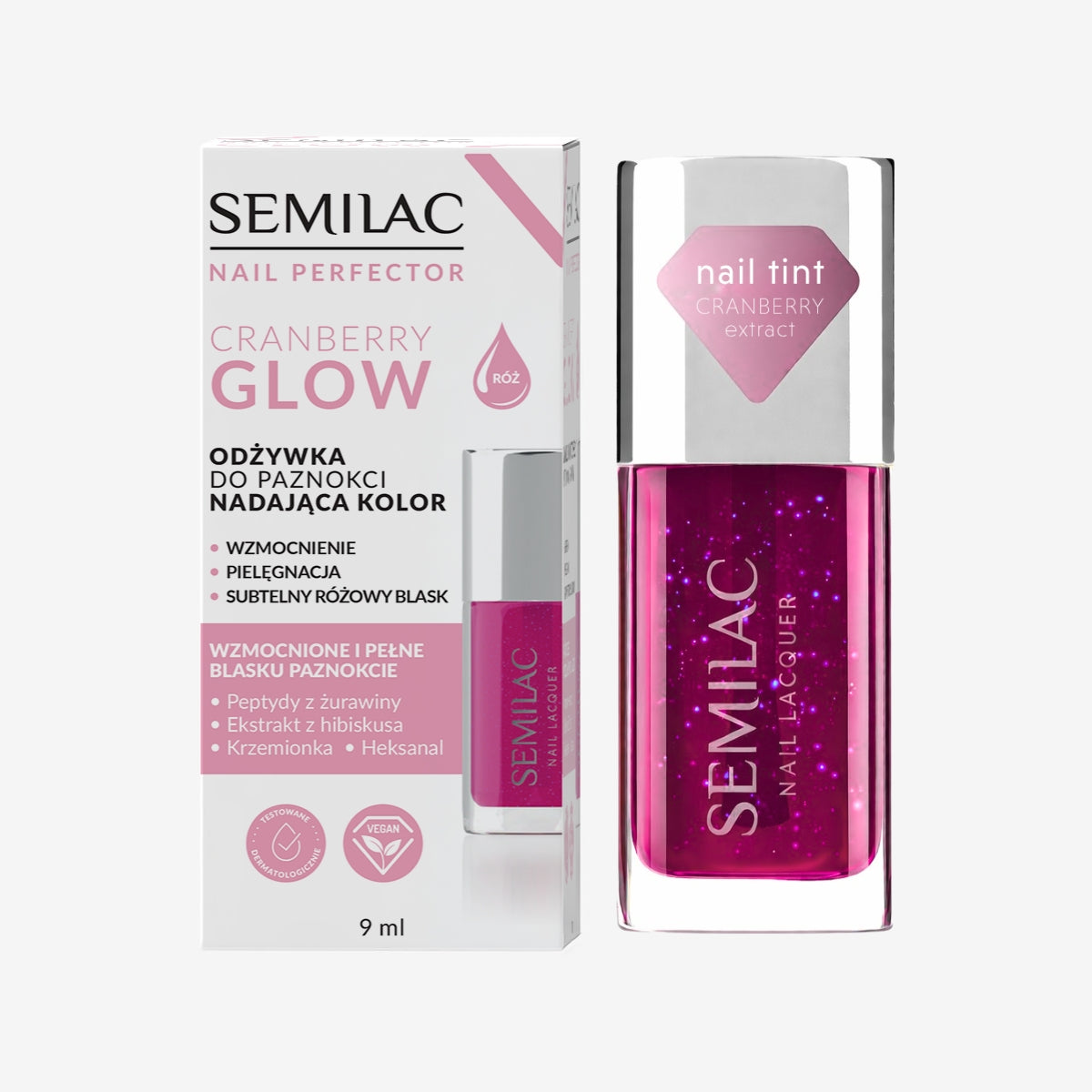 Glow Treatment - Nail Perfector Cranberry - 9 ml
