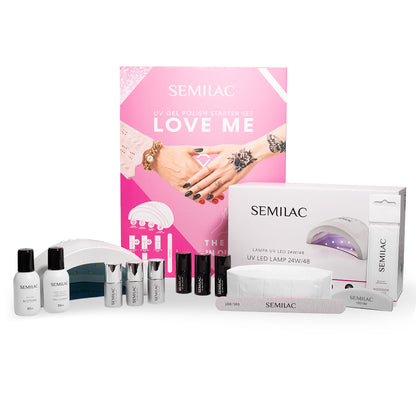 Gelpolish Startsæt Pro inkl. 3 Gelpolish Farver